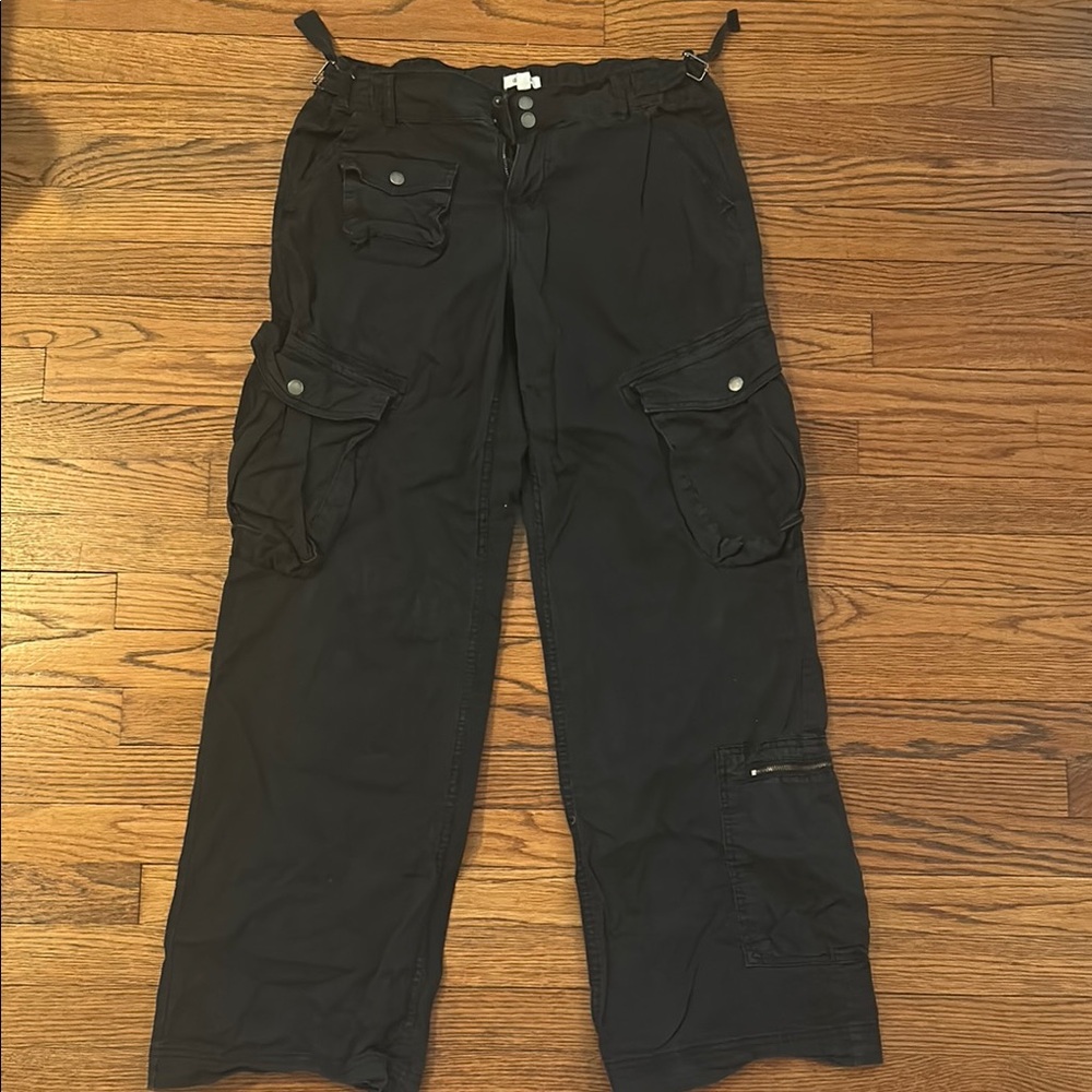 Men's Black Cargo Pants